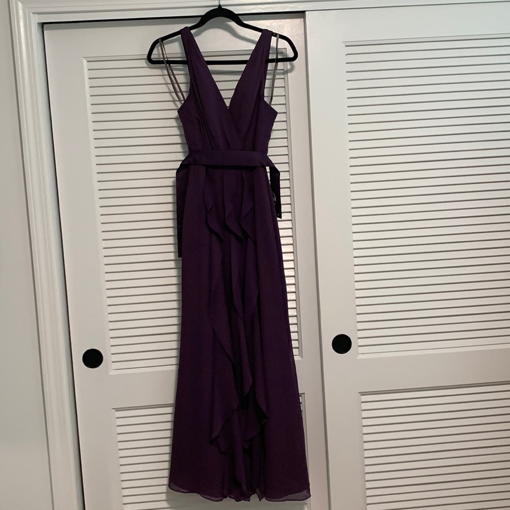 Maxi Chiffon Vera Wang Bridesmaid Dress